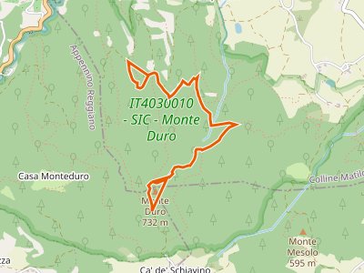 CAI-622A - Percorso 622 - Monte Duro