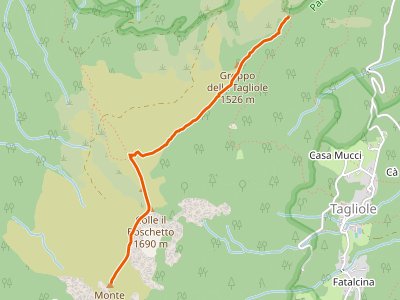 CAI-535 - Le Tagliole - Monte Nuda
