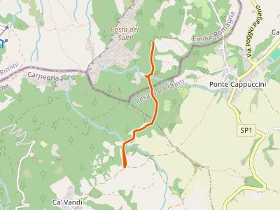 CAI-106 - Paterno percorso 108 - Eremo Madonna del Faggio