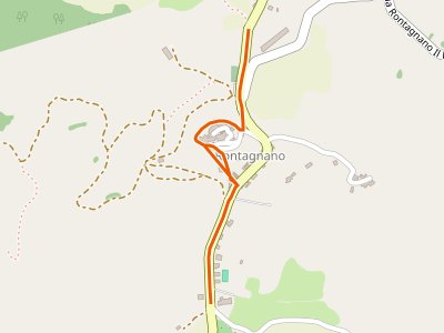 CAI-123B - Biancolino - Raggio di sotto (Fiume Uso di Tornano) Percorso 111