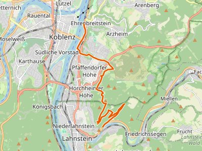 PR-R - Rheinsteig Etappe 10 [Koblenz Ehrenbreitenstein - Niederlahnstein]