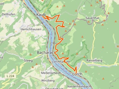 PR-R - Rheinsteig Etappe 16 [Kaub - Lorch]