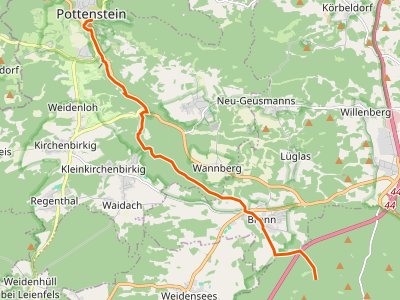 PR - Wallfahrerweg Hufeisen - Pottenstein