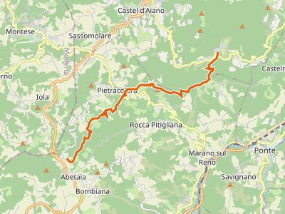 CAI-166 - San Cristoforo di Labante - Abetaia Casellino di Romano (perc. 170)