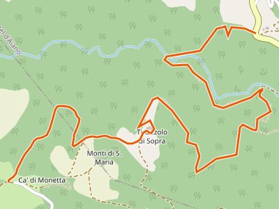 CAI-182 - Percorso 166 - Chiesina del Passatore