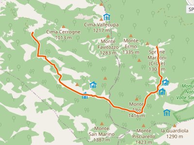 CAI-720 - Gorga-Croce di Sprone Maraoni