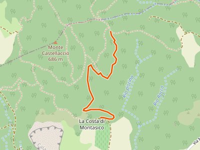 CAI-142A - La Costa (Percorso 138) - Percorso 142