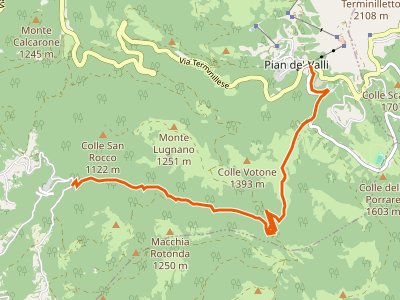 CAI-408 - Rieti Loc. Lugnano - Rieti loc. I Tre Faggi