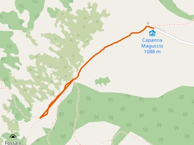 CAI-722 - Fonte di Santa Serena - Intersezione con CAI 724