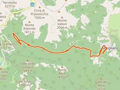 CAI-406 - Antrodoco - Micigliano - Rifugio A. Sebastiani