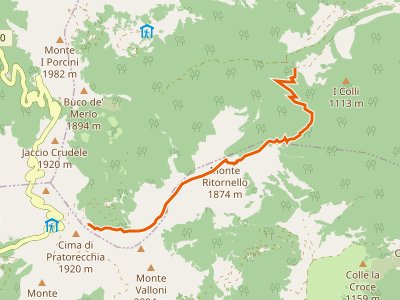 CAI-433 - Le Casette - Traversata dei Monti Valloni - Pian di Scura