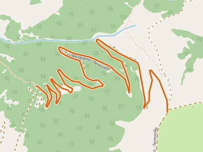 CAI-438 - Micigliano - Intersezione sentiero 433
