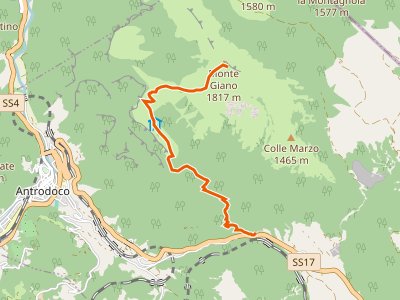 CAI-410 - Madonna delle Grotte - Monte Giano