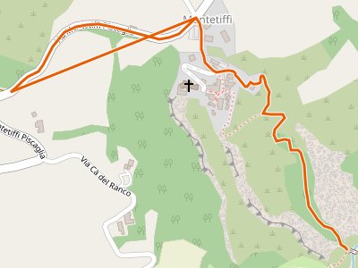 CAI-015A - Via Montetiffi-Piscaglia - Molino Tornani