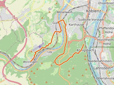 GR-RB6 - Rheinburgenweg 6. Etappe Winningen - Koblenz