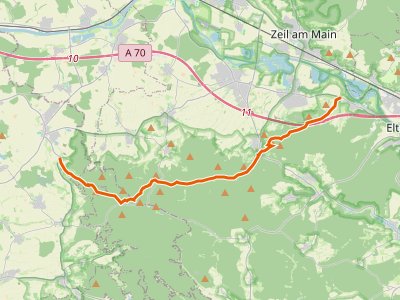 PR - Wanderweg Grünes Dreieck von Limbach nach Falkenstein