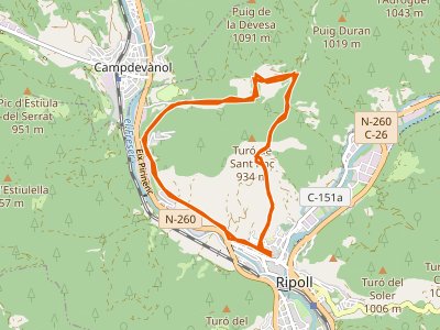 SL-C-011. Sendero de Sant Roc