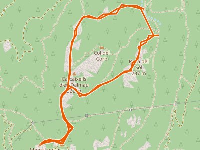 SL-C-032. Sendero de Carcaixells de Dalmau i de la Roca Rodona