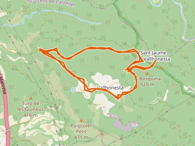 SL-C-061. A Sant Jaume de Vallhonesta por el Camí del Maquis