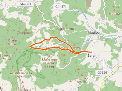 SL-GI-036. A las minas de Aizpea