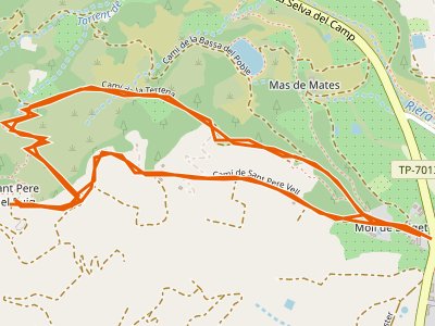 SL-C-155. A la ermita de Sant Pere