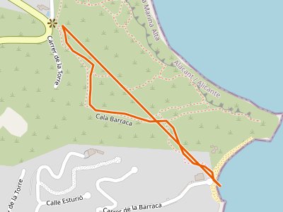 SL-CV-097. Mirador de la Creu del Portixol-Cala de la Barraca