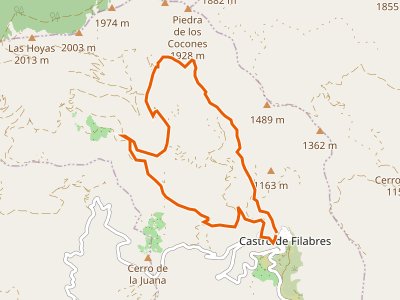 PR-A-322. Castro de Filabre-Las Cristaleras