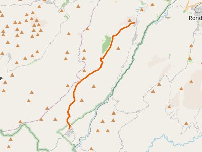 PR-A-252. De Montejaque a Cortes de la Frontera
