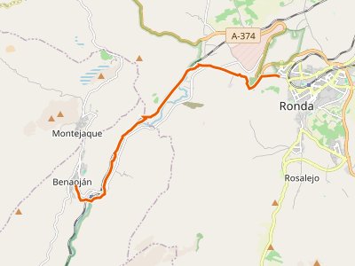 PR-A-253. De Ronda a Benaoján (Guadiaro)