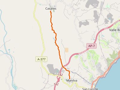 PR-A-162. Manilva-Casares (Ruta de los Molinos)