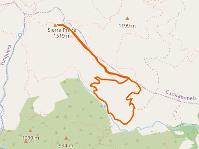 PR-A-273. Fuente Techá-Sierra Prieta