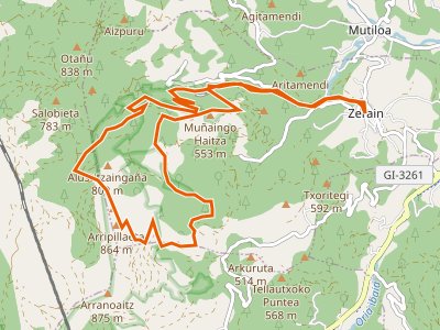 PR-GI-3008. Camino del Hierro de Aizkorbe