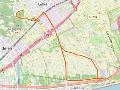 PR-C-170. Camino de les Paretes de la Murtra-Gavà