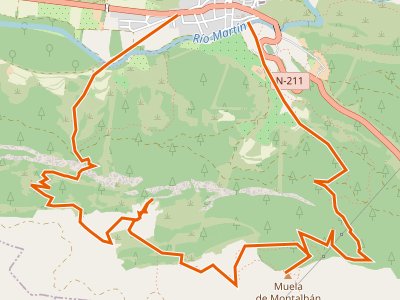 PR-TE-99.A. Ruta de la muela de Montalbán