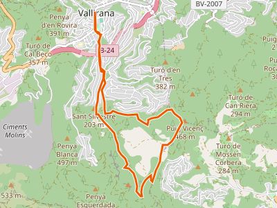 PR-C-163. Sendero de Vallirana