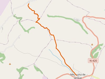 PR-TE-106. Mezquita de Jarque-Las Parras de Martín