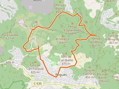 PR-C-160. Ruta de las Fuentes