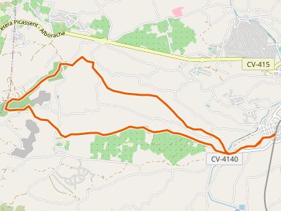 PR-CV-404. Font de l'Omet-Clot de les Tortuges