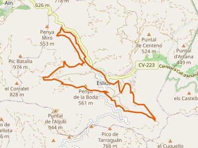 PR-CV-384. Ruta de les Fonts