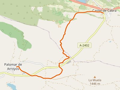 PR-TE-060. Fuente de las Cascadas-Castel de Cabra