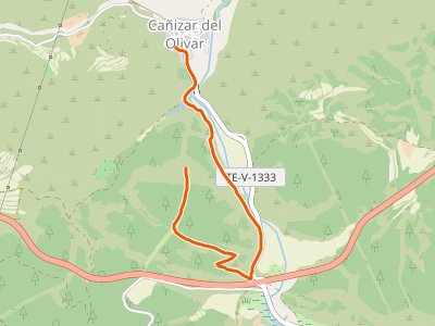 PR-TE-112. Cañizar del Olivar-Mirador Muela Quemada