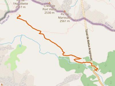 PR-HU-182.A. Camino al Puerto Viejo de Bielsa