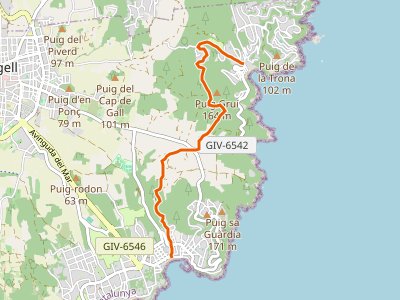 PR-C-107. Sendero de Llafranc a Tamariu