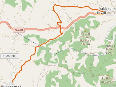 PR-TE-162. Valjunquera-Valdetormo