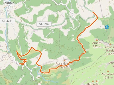 PR-GI-2004. Sendero Ausa-Gaztelu