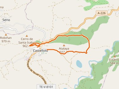 PR-TE-53.B. Vuelta a la Atalaya y Castillo de Castellote