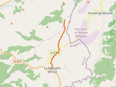 PR-TE-072. La Iglesuela del Cid-Casas de San Juan