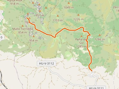 PR-HU-099. Sarsamarcuello-Mirador de los Buitres