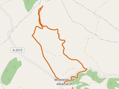 PR-TE-134. Monterde de Albarracín-Paridera de Chamela