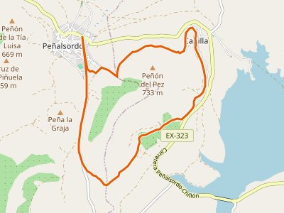 PR-BA-052. Sendero del Peñón de Pez